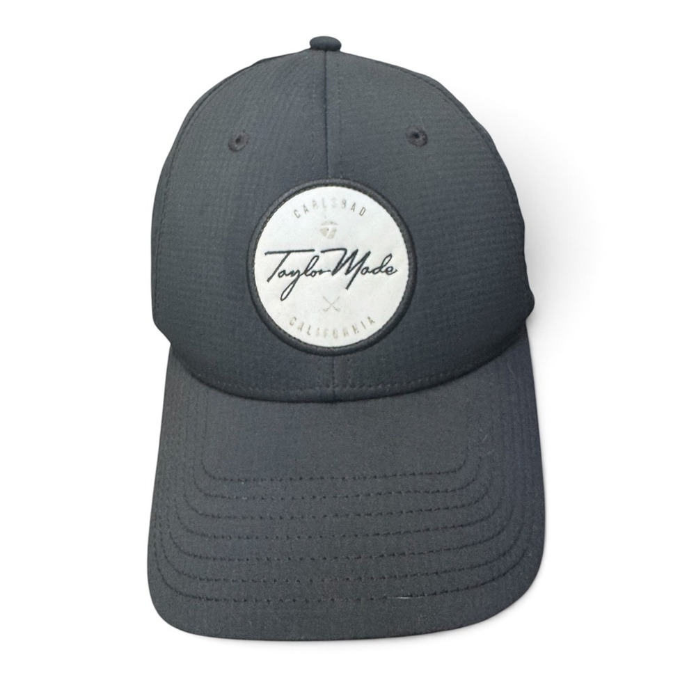 TaylorMade Carlsbad California Golf Hat Gray Ripstop Adjustable Strapback Cap